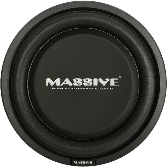 UFO10V2 10” Slim Subwoofer | 600W Max, 300W RMS, Dual 4 Ohm, Shallow Mount Design, Powerful Low-Profile Woofer for Tight Spaces & Deep Bass Car Audio Systems